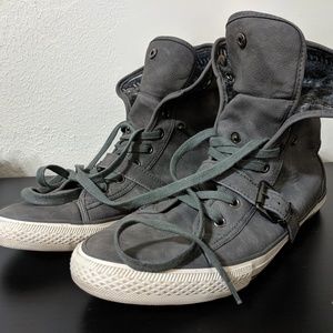 Gray ALDO high tops